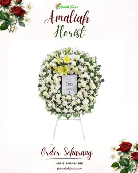 Krans Bunga Duka Tegalharjo